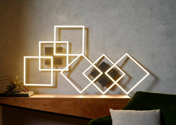 STROPNÉ LED SVIETIDLO, 75,5/37/6 cm Novel - Interiérové svietidlá