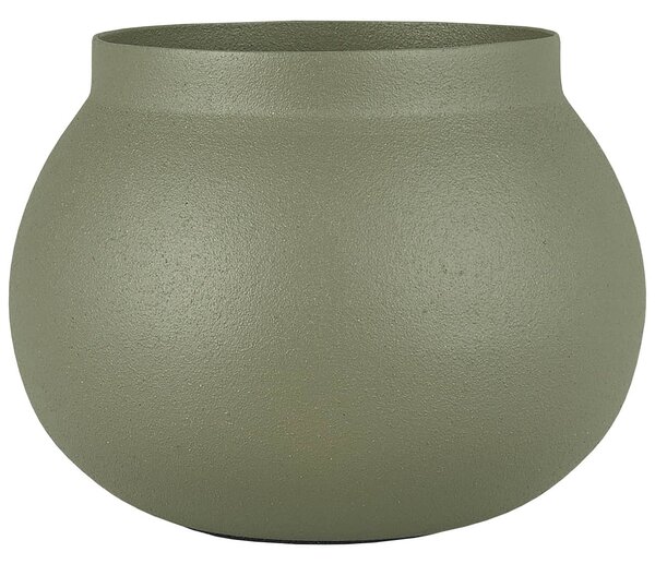 Kovový kvetináč/váza Dusty Green 8 cm