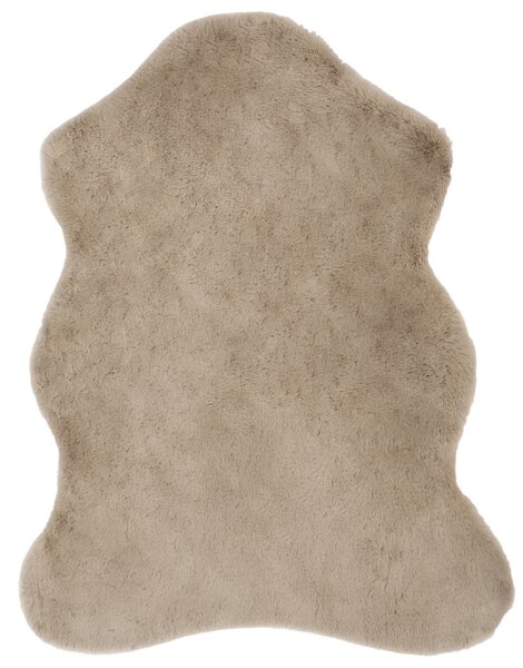 UMELÁ KOŽUŠINA, 90/110 cm, taupe Novel - Koberce