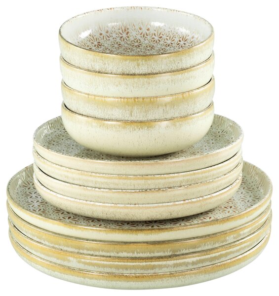 JEDÁLENSKÝ SERVIS Uno Emiliana 12-dielne Creatable - Online Only bytové doplnky, Online Only
