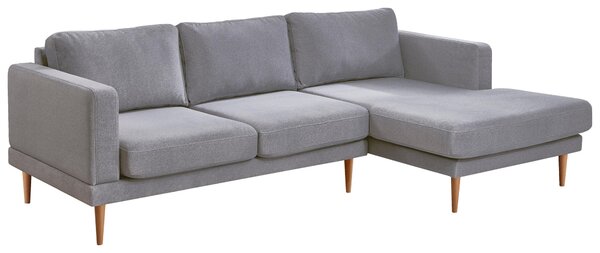 ROHOVÁ SEDAČKA, textil, svetlosivá Carryhome - Sedačky, Online Only