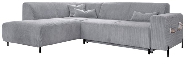 ROHOVÁ SEDAČKA, textil, svetlosivá MID.YOU - Sedačky, Online Only