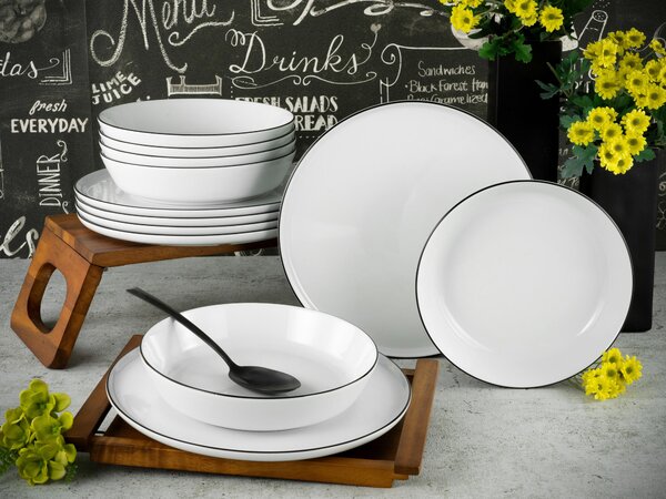 JEDÁLENSKÝ SERVIS Chef Collection Black Line 12-dielne Creatable - Online Only bytové doplnky, Online Only