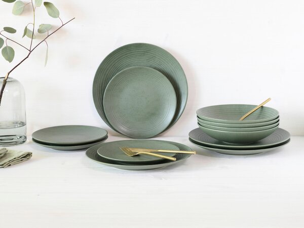JEDÁLENSKÝ SERVIS Catania Eukalyptus 12-dielne Creatable - Online Only bytové doplnky, Online Only