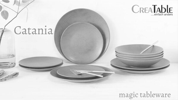 JEDÁLENSKÝ SERVIS Catania Eukalyptus 12-dielne Creatable - Online Only bytové doplnky, Online Only