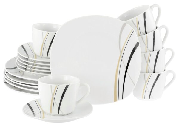KÁVOVÝ SERVIS Square City Line 18-dielne Creatable - Online Only bytové doplnky, Online Only