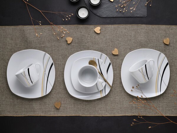 KÁVOVÝ SERVIS Square City Line 18-dielne Creatable - Online Only bytové doplnky, Online Only