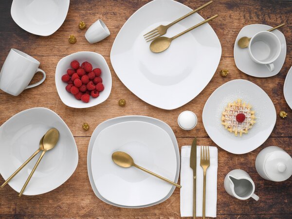 KOMBINOVANÝ SERVIS, 62-dielne, porcelán Creatable - Online Only bytové doplnky, Online Only