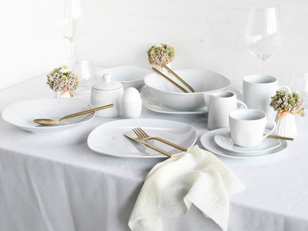 KOMBINOVANÝ SERVIS, 62-dielne, porcelán Creatable - Online Only bytové doplnky, Online Only