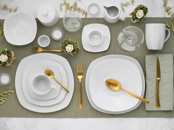KOMBINOVANÝ SERVIS, 62-dielne, porcelán Creatable - Online Only bytové doplnky, Online Only