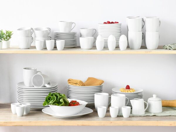 KOMBINOVANÝ SERVIS, 62-dielne, porcelán Creatable - Online Only bytové doplnky, Online Only