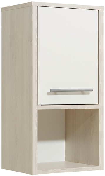 ZÁVESNÁ SKRINKA, biela, farba pínie, 33/68/28 cm Carryhome - Kúpeľňové skrinky