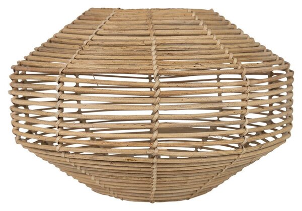 Prírodná okrúhla nástenná ratanová lampa Billi - Ø32*20cm - Mars & More