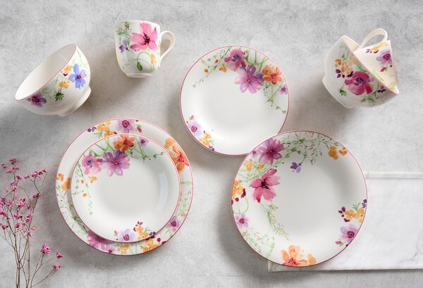 KOMBINOVANÝ SERVIS 8-dielne, porcelán keramika Villeroy & Boch - Jedálenské sety