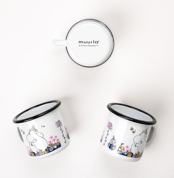 Muurla Hrnček Moomin Hug 0,25l, biely