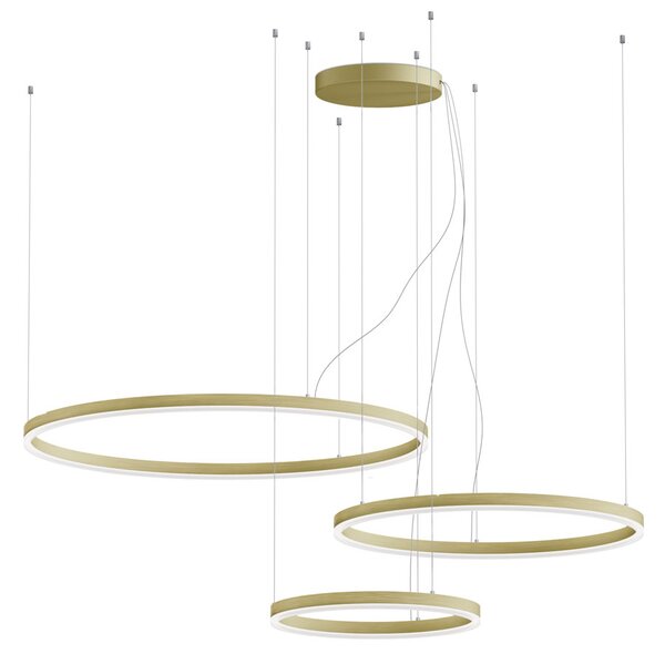 Závesné svietidlo Circle Set 3 P-Z 2700K/3000K/4000 K zlatá TRIAC