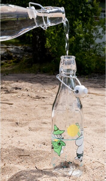 Muurla Sklenená fľaša Moomin Fun in the water 0,5l
