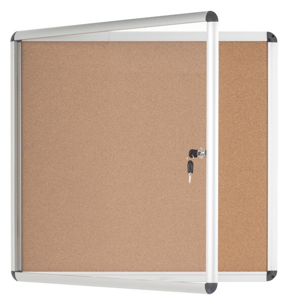 Vnútorná korková informačná vitrína, 720 x 674 mm