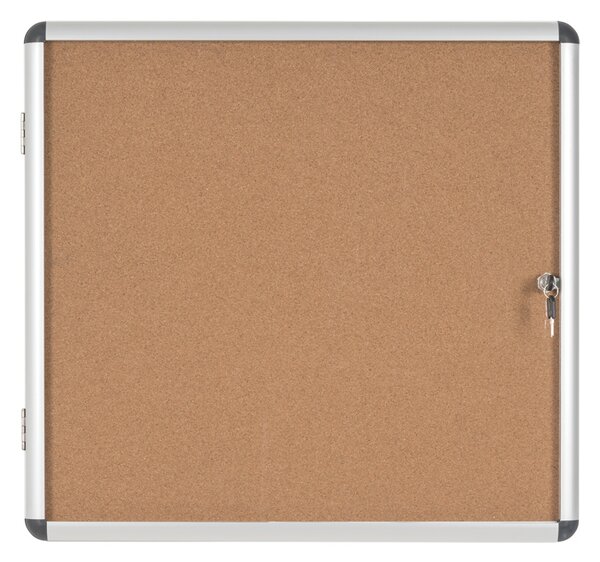 Vnútorná korková informačná vitrína, 720 x 674 mm