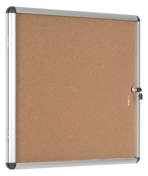 Vnútorná korková informačná vitrína, 720 x 674 mm