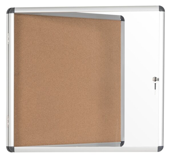 Vnútorná korková informačná vitrína, 720 x 674 mm
