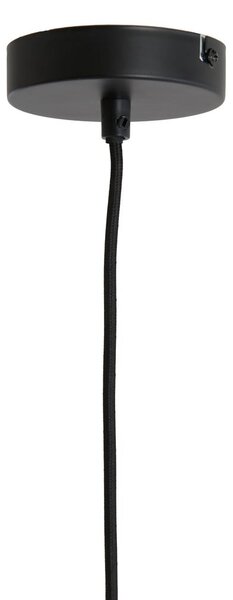 Vínové závesné svietidlo s textilným tienidlom ø 60 cm Malacia – Light & Living