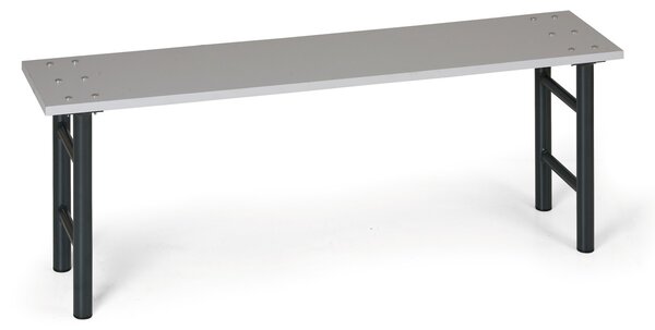 Šatníková lavička, sedák - lamino, 1500 mm, nohy antracit