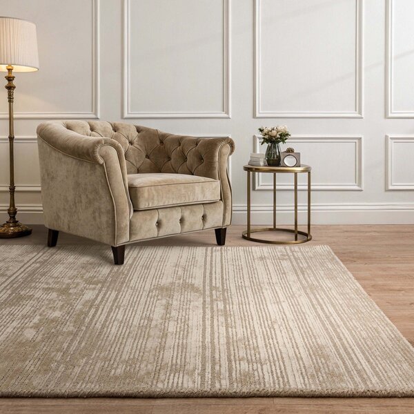Béžový ručne tkaný koberec s prímesou vlny 160x230 cm Henley Sand – Asiatic Carpets
