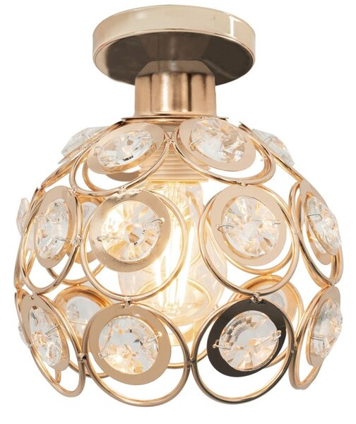 Stropné svietidlo TooLight Loft Crystal II zlaté