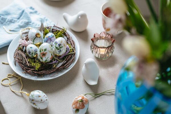Porcelánová veľkonočná ozdoba 2026 Small Chamomiles
