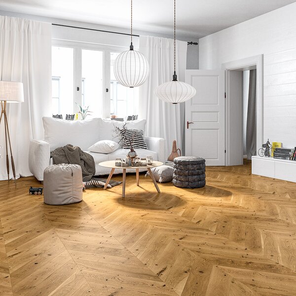 Artisan Chevron Dub Bordeaux Country Teplý Hnedý Krt Mat Lak 4mV
