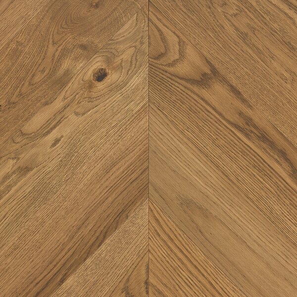 Artisan Chevron Dub Corse Natural Brown Kart Mat Lak 4mV