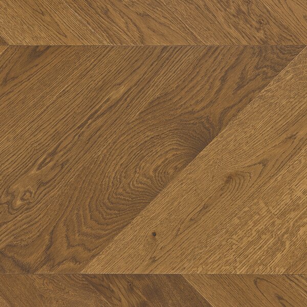 Artisan Chevron Dub Lorraine Natural Cognac Kart Mat Lak 4mV