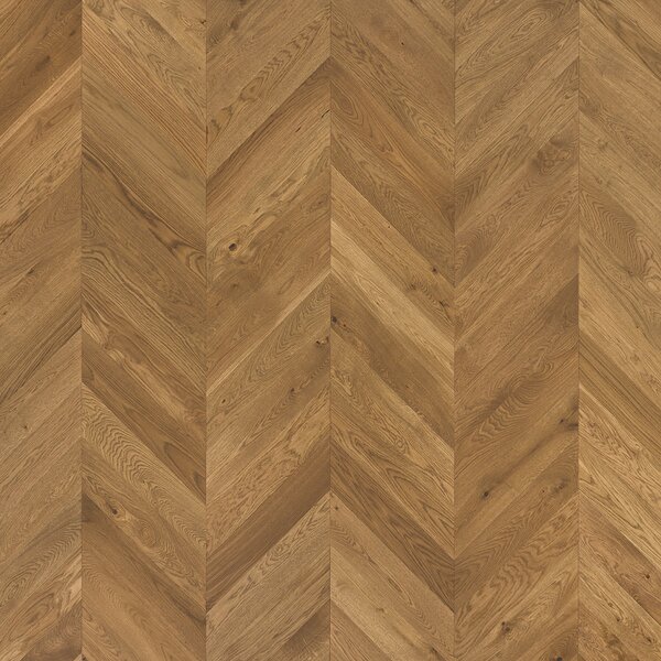 Artisan Chevron Dub Corse Natural Brown Kart Mat Lak 4mV