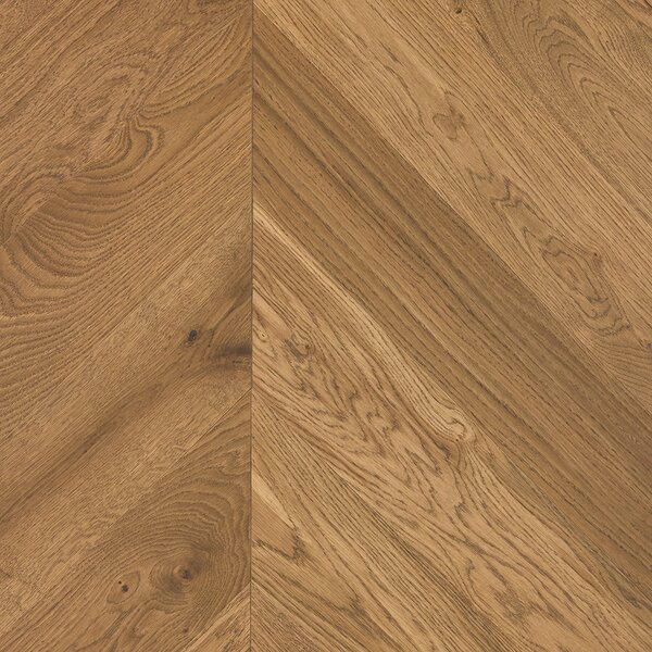 Artisan Chevron Dub Corse Natural Brown Kart Mat Lak 4mV