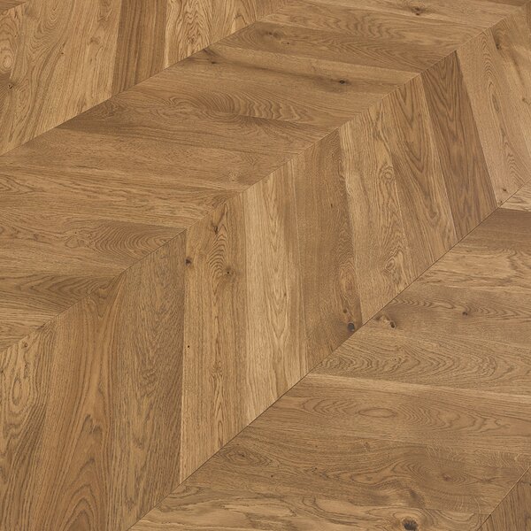 Artisan Chevron Dub Corse Natural Brown Kart Mat Lak 4mV