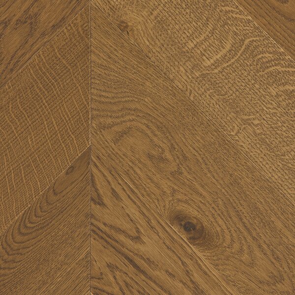 Artisan Chevron Dub Lorraine Natural Cognac Kart Mat Lak 4mV
