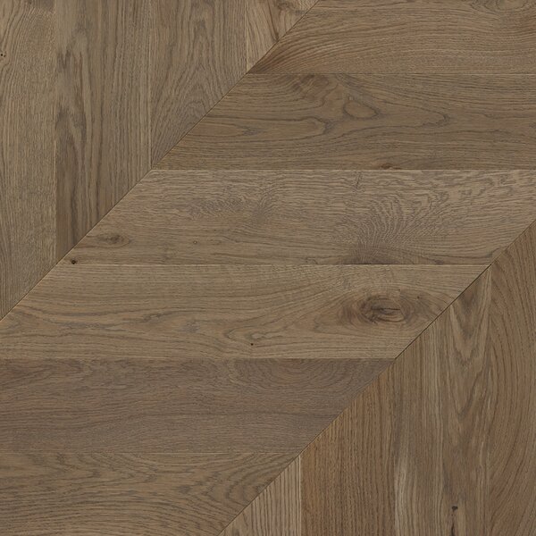 Artisan Chevron Dub Rhone Natural Grey Kart Mat Lak 4mV