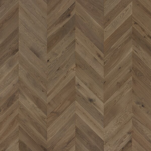 Artisan Chevron Dub Rhone Natural Grey Kart Mat Lak 4mV