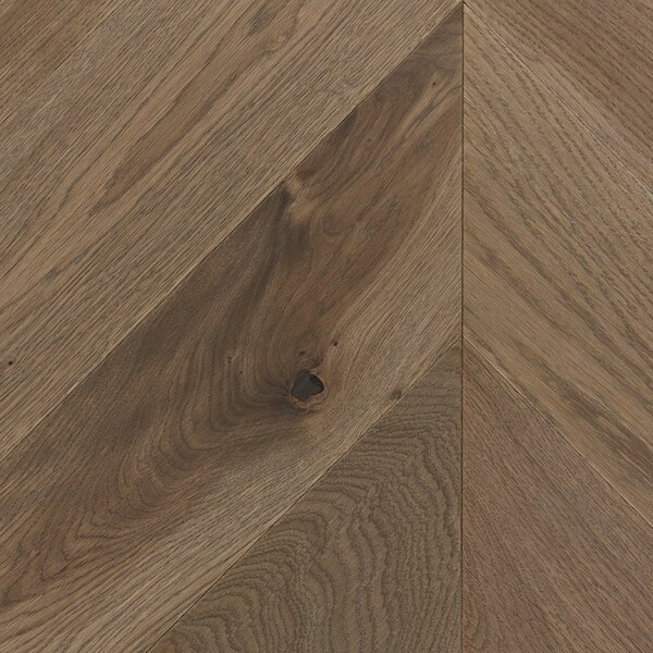 Artisan Chevron Dub Rhone Natural Grey Kart Mat Lak 4mV