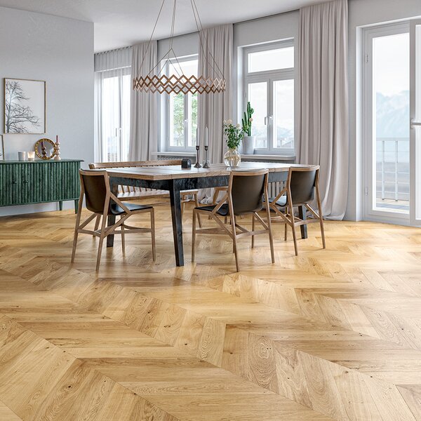 Artisan Chevron Dub Provence Natural Krt Mat Lak 4mV