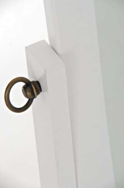 Stojace zrkadlo Yolanda - 150x45x30 - Biela