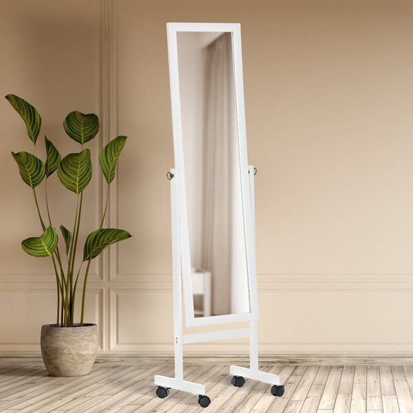 Stojace zrkadlo Yolanda - 150x45x30 - Biela