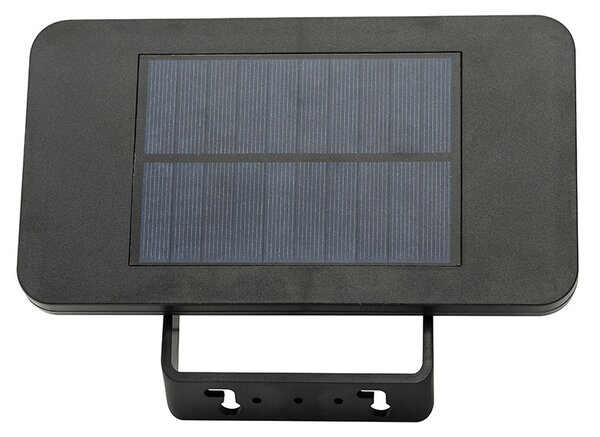 SOLIGHT LED solárne osvetlenie so senzorom 5W 500lm 4000K Li-Ion, čierna