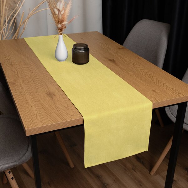 Biante Dekoračný behúň na stôl BKW-209 Žltozelené žíhanie 20x120 cm