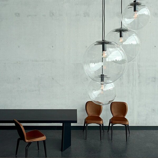 TooLight Stropné svietidlo Lassi Black transparentné