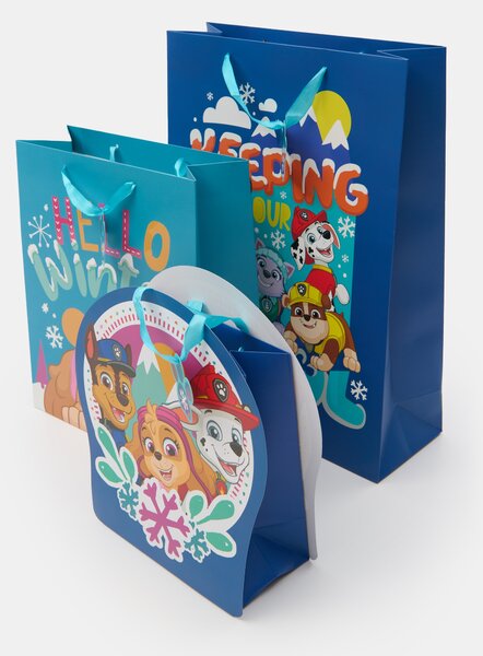 Sinsay - Vianočné darčekové tašky PAW Patrol 3 ks - viacfarebná