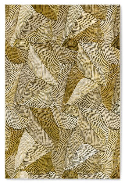Villeroy & Boch , Kusový koberec 106059 Gold, Black – na von aj na doma, 160x235, žltá, chodba / predsieň