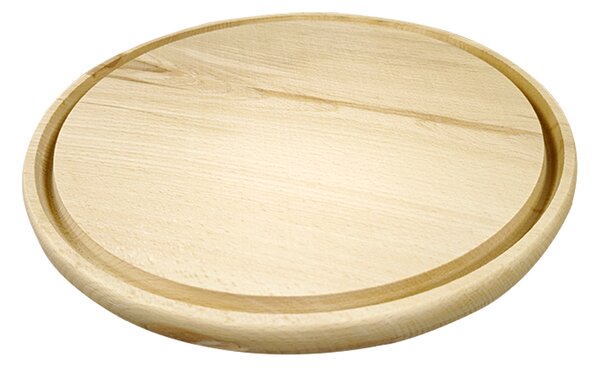 AMADEA Drevená servírovacia doska - podnos, masívne drevo, 30 cm