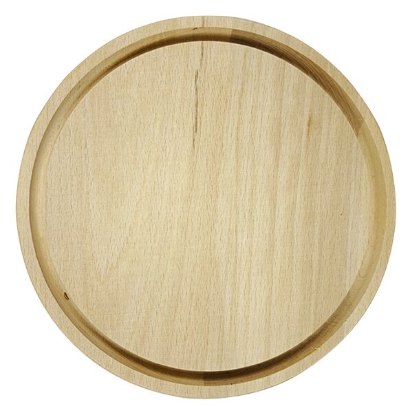 AMADEA Drevená servírovacia doska - podnos, masívne drevo, 20 cm